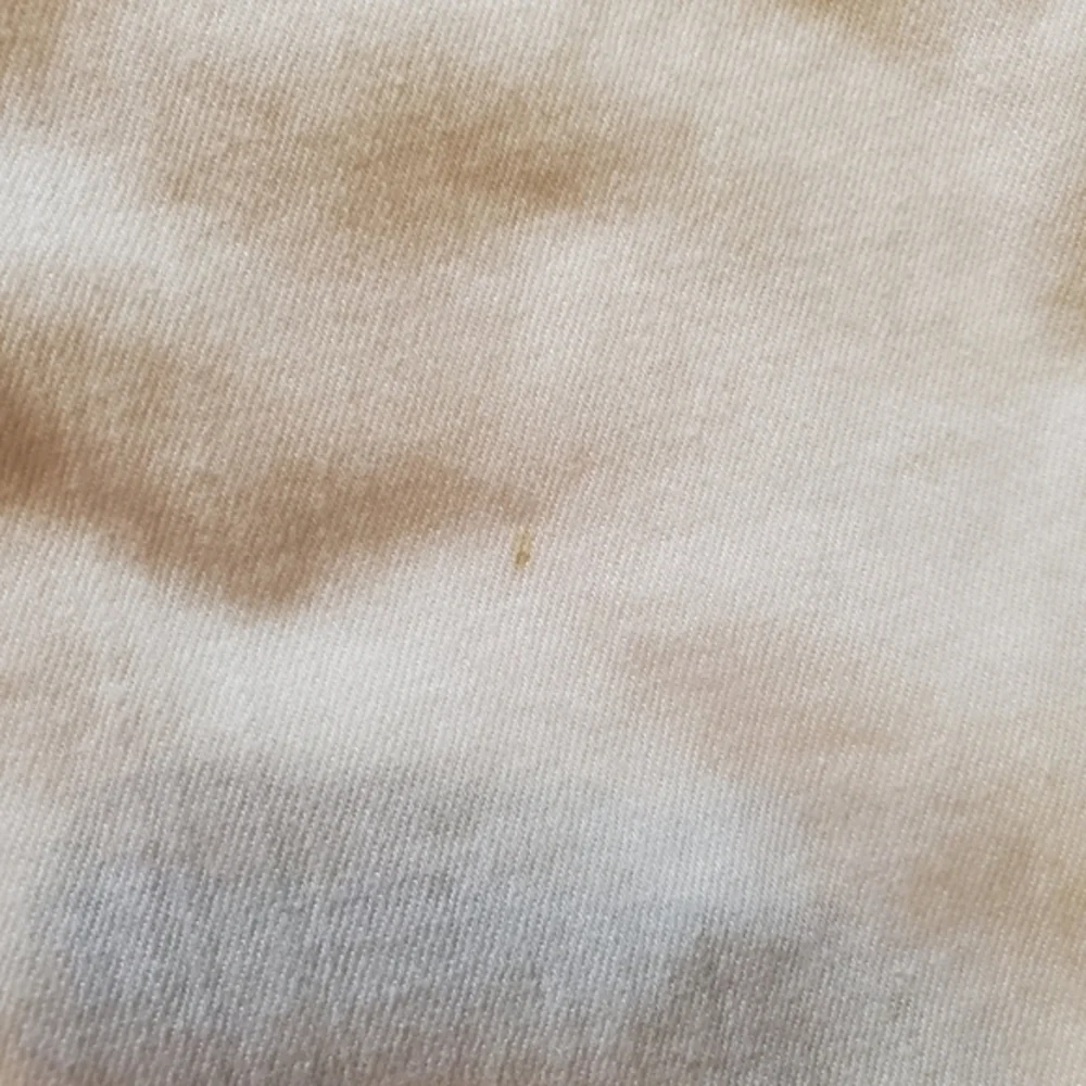 Free People Off White High Rise Raw Hem Jeans